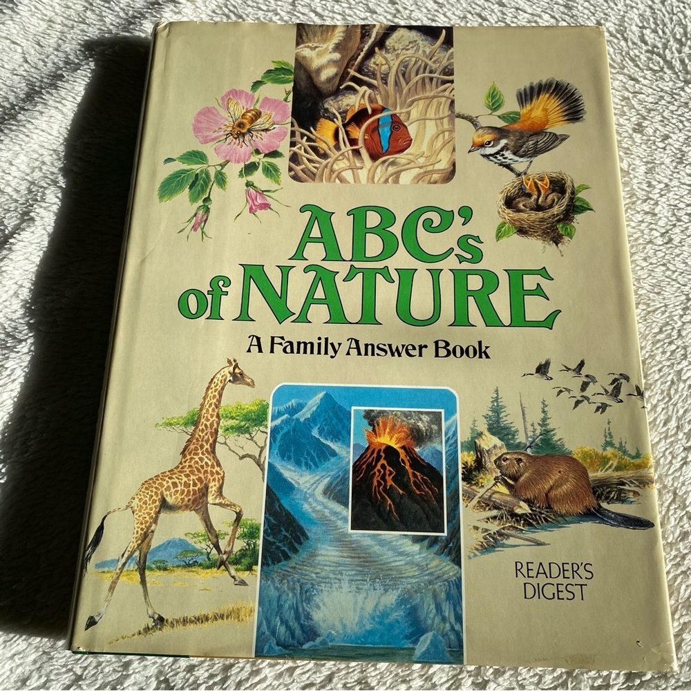 Vintage Readers Digest ABC’s of Nature Family Answer Book 1984 hard cover​